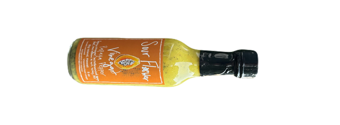 Lacto-Fermented Papaya Seed Vinegar Sauce