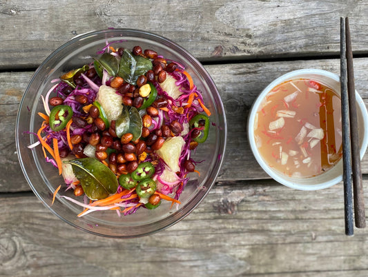 Pomelo Vinegar Papaya Salad