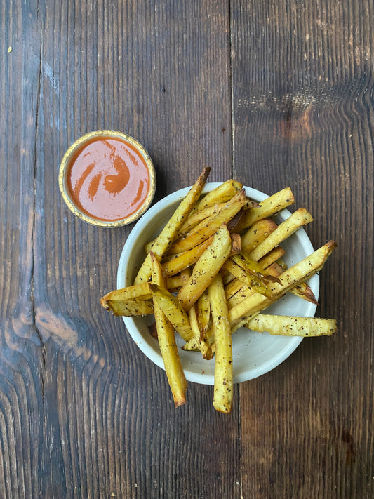 Mamey Sapote Vinegar "Ketchup"