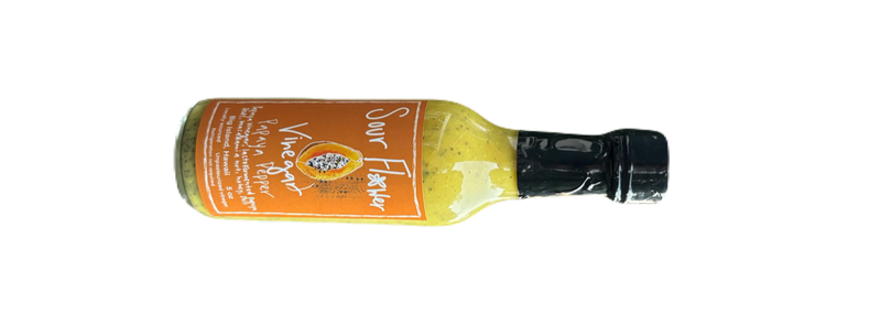 Lacto-Fermented Papaya Seed Vinegar Sauce