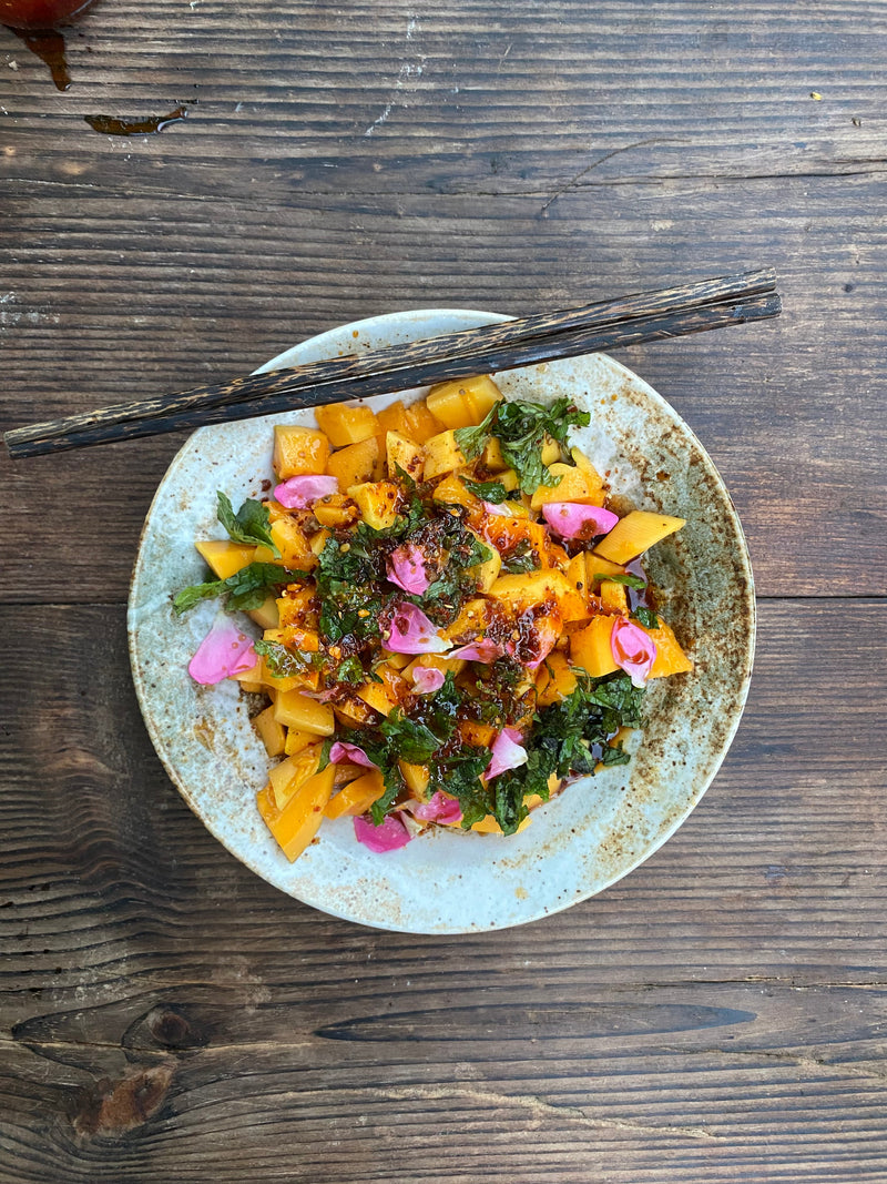 Fruit Vinegar Fruit Salad Series: Episode 1: Papaya Salad!