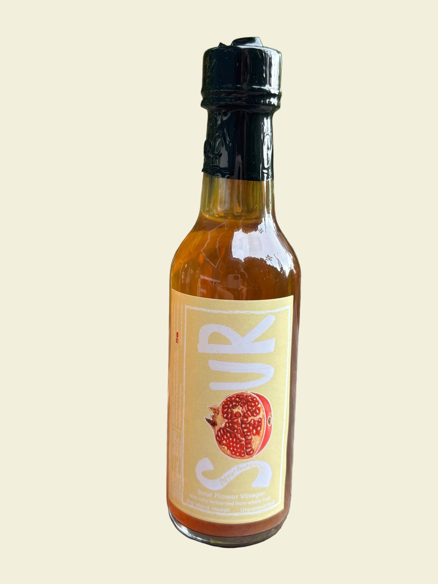 Black Peppercorn Pomegranate Vinegar
