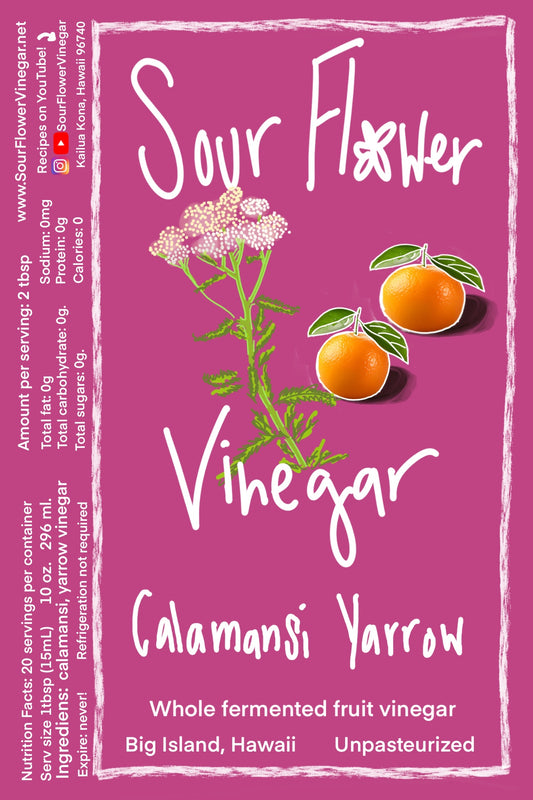 Calamansi Yarrow Vinegar