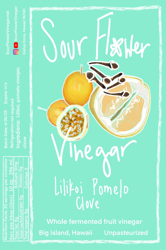 Pomelo Lilikoi Clove VInegar